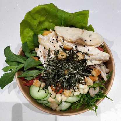 Picture of Famu Healthy Salad Bowl with Butterfish